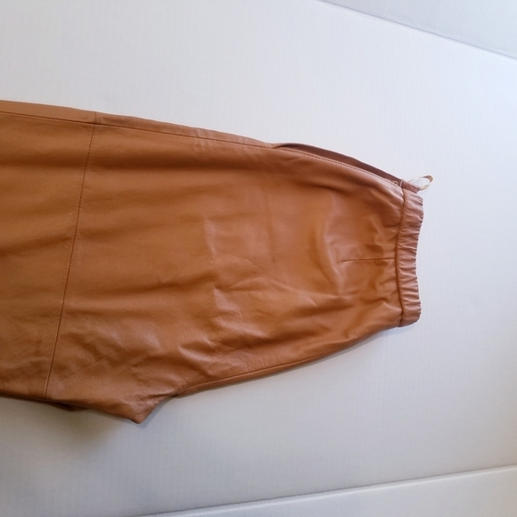 100% Leather Pants‎ , Color Tan - Picture 7 of 9